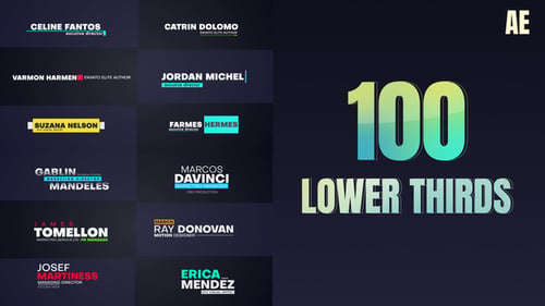 100 LowerThirds