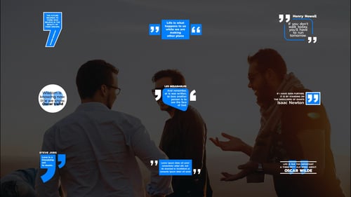 Animated Quote Title Cards & Dynamic Text Displays