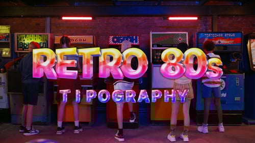 Retro 80s Typeface