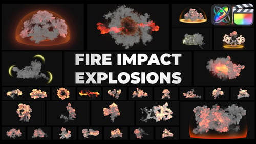 Explosiones por impacto de fuego para FCPX