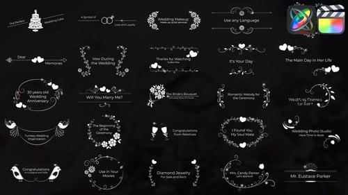 Wedding Titles for FCPX