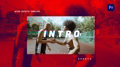 Dynamic Glitch Sport Opener for High-Energy Action