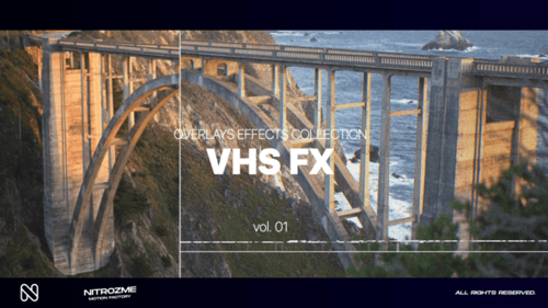 VHS Effects Overlays Collection Vol. 01
