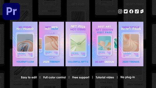 Modern NFT Instagram Story Promotions
