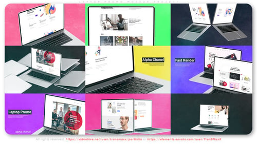 Laptop Promo Mockup Project
