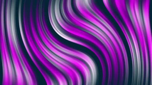 Abstract Fluid Wavy Lines Purple Background Animation