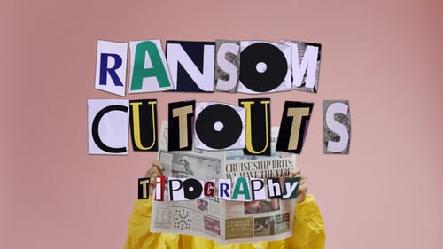 Ransom Cutouts Typeface