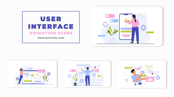 User Interface Line Icons, Elements ft. 2d & avatar - Envato