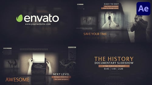 Elegant History Documentary Slideshow Template