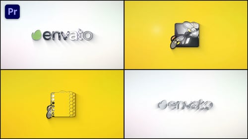 Sleek Abstract Logo Reveal with Modern Metallic Shine