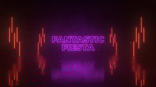 Neon Light Titles Promo