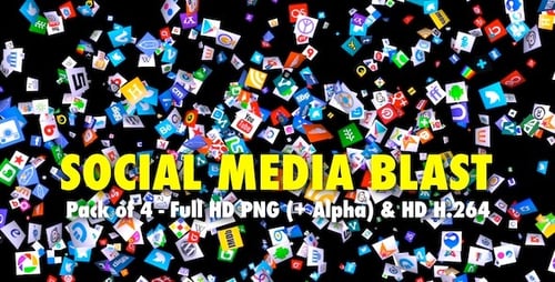 Social Media Blast - Pack of 4