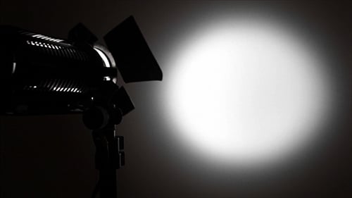Lichtfleck auf dem Hintergrund Clip 2