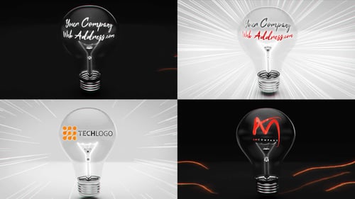 Light Bulb Logo Reveal Bundle