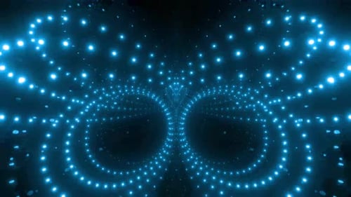 Pack de sphères bleues Disco 4k