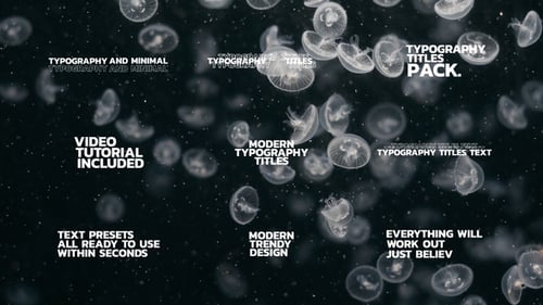 Typography Titles Text