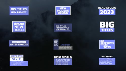 Big Titles | FCPX & Apple Motion