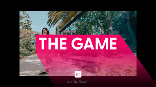 Fast Titles Pack Long Shadow for Premiere Pro - Flat Shadow Typography Template