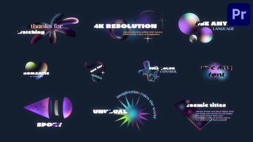 Cosmic Titles for Premiere Pro