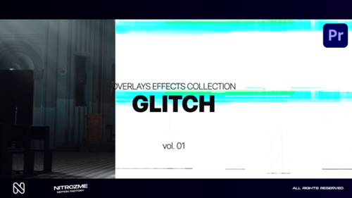 Dynamic Glitch Overlays and Digital Distortion Effects