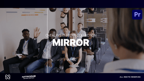 Dynamic Mirror Overlays and Geometric Video Transitions