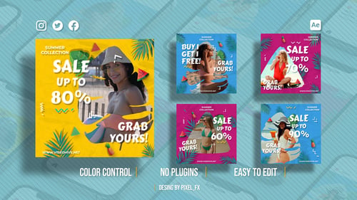 Summer Sale Instagram Posts