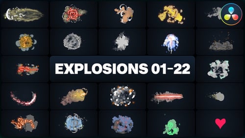 Advanced Explosions Pack for DaVinci Resolve