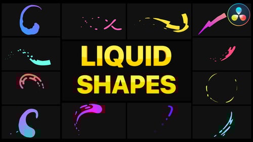Liquid Shapes | DaVinci Resolve