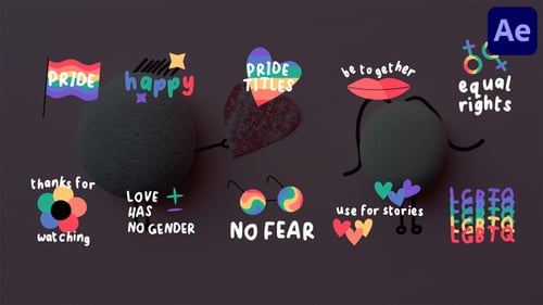 Pride Titles for After Effects