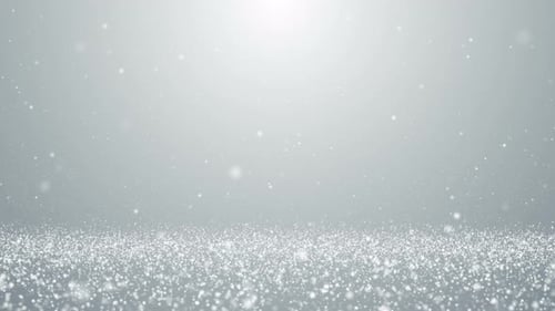 White of shimmering dust Particles