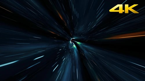 Wormhole Hintergrund 4K Loop