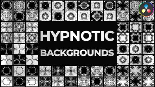 Hypnotic Backgrounds for DaVinci Resolve