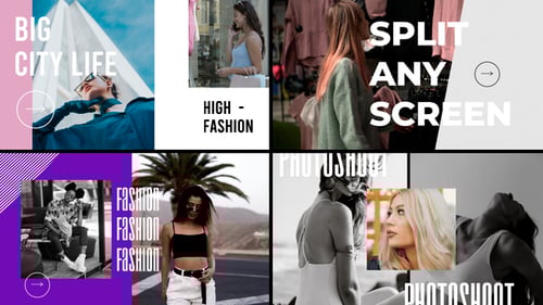 Split Screen Fashion Promo