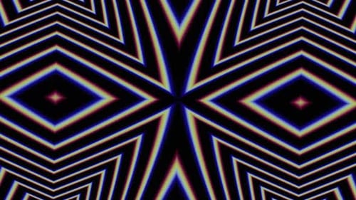 Strobe Multicolor Neon Disco Background VJ Loop