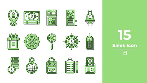 Sales Icon Premiere Pro