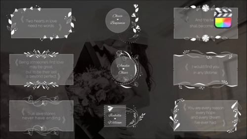 Wedding Titles \ FCPX