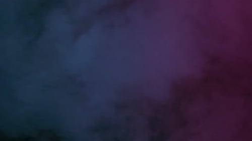 Abstract Background with Colorful, Moving Smoke