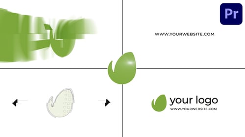 Page Flips Corporate Logo for Premiere Pro