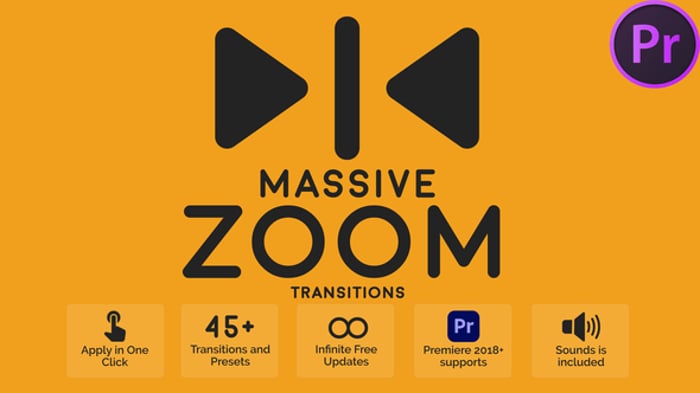 Premiere Pro Zoom Transition Editable Video Templates - Envato
