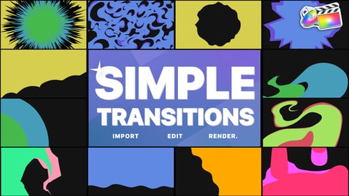 Dynamic Shape Transitions Pack with Fluid Animation and Energetic Bursts