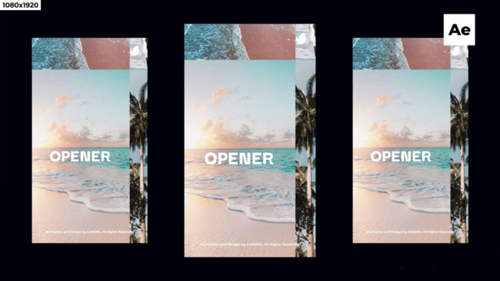 Modern Social Media Opener with Dynamic Transitions