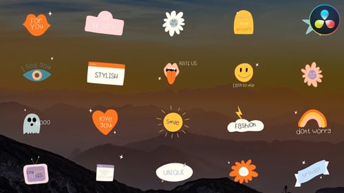 Cartoon Animation Titles | DaVinci Resolve