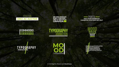 Minimal Clean Text Title Motion Graphics for Modern Projects