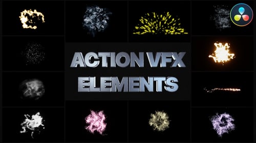 Elementos de acción para DaVinci Resolve