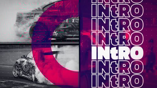 Dynamic Sport Opener with Bold Text and Modern Glitch Transitions