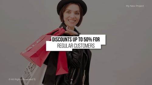 Discounts Titles | After Effects
