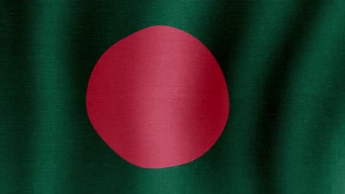 Waving Flag of Bangladesh Loop