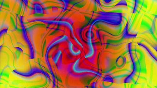 Vibrant Abstract Fluid Liquid Motion Background Loop