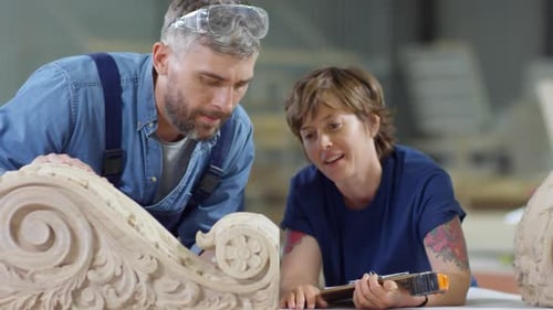 Studying Process in Carpentry Shop