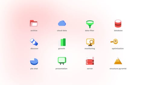 Data Analysis - Flat Icons